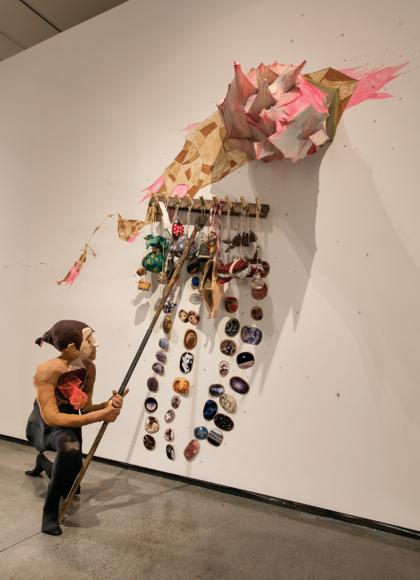 mixed-media installation