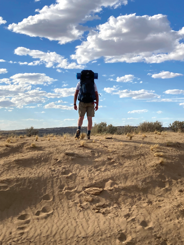 Scott Robinson hiking the Great North Road. Photographs by Scott Robinson.