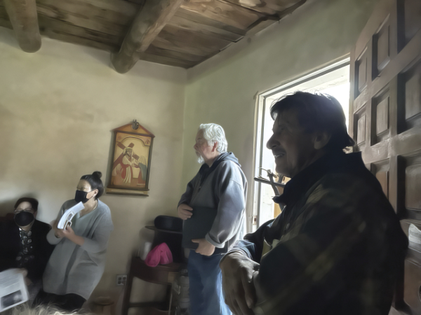 Holy Thursday participants at Capilla San Ramo´n, Tomé, New Mexico, 2023.
Photo by Leeanna Torres.