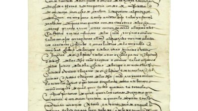 A handwritten historical document in Spanish with cursive script on aged paper, featuring various underlines, edits, and marginal notes. [gen-ai]