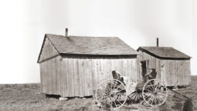 Scene in Blackdom, undated. Courtesy Historical Society for Southeast New Mexico.